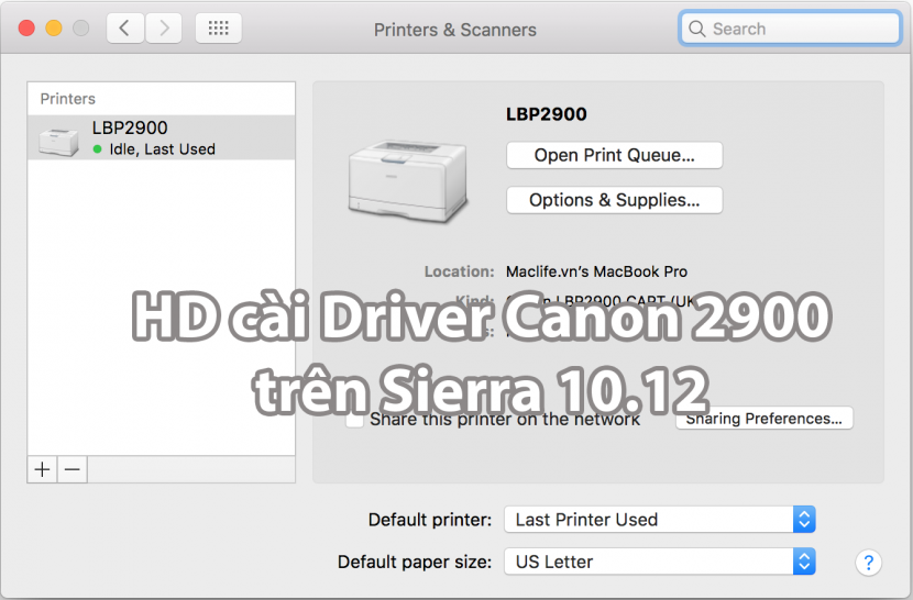 canon lbp 2900 driver for mac os x 10.9
